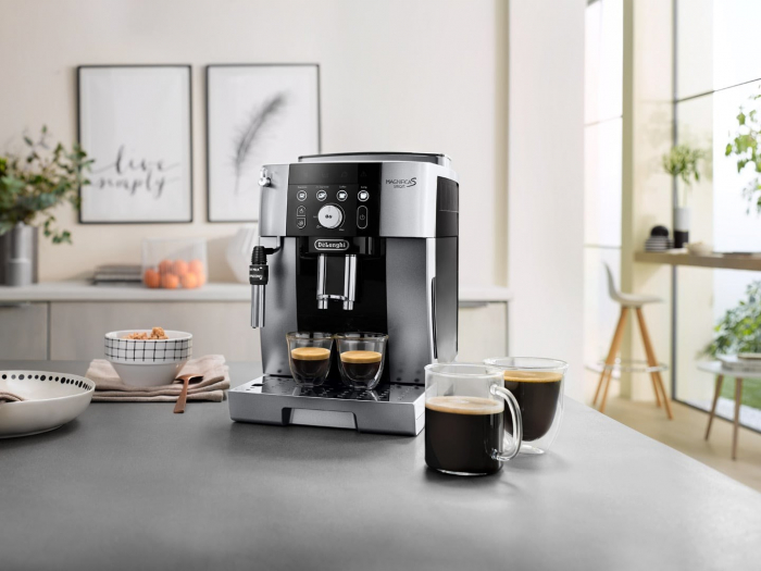 Espressor Automat De’Longhi Magnifica S Smart ECAM 250.23.SB, 1450W, 15 Bar, Cappuccino System, 1.8 L, Argintiu/Negru pukika.ro [5]