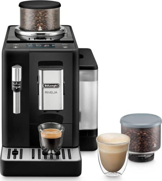 Espressor Automat De’Longhi Rivelia EXAM440.35.B, 1450 W, Touch, Cappuccino, Americano, Rezervor 1.4 L, Negru pukika.ro [1]