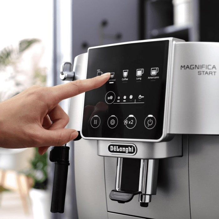 Espressor Automat DeLonghi ECAM 220.30.SB, 1450 W, 15 bar, Cappuccino, Latte, Rezervor 1.8 L, Gri pukika.ro [4]