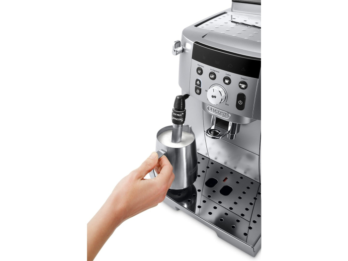 Espressor Automat DeLonghi ECAM 250.31.SB Magnifica S Smart, 1450 W, 1.8 L, 15 Bar, Rasnita Integrata, Spumare Lapte, Argintiu pukika.ro [2]