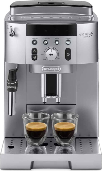 Espressor Automat DeLonghi ECAM 250.31.SB Magnifica S Smart, 1450 W, 1.8 L, 15 Bar, Rasnita Integrata, Spumare Lapte, Argintiu pukika.ro [1]