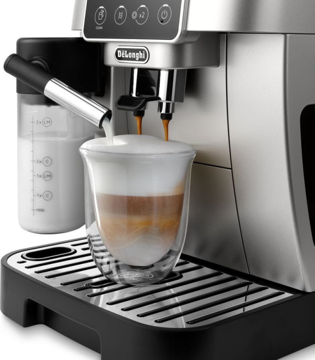 Espressor Automat DeLonghi Magnifica, 1450 W, 15 bar, Touch, Rezervor 1.8 L, Gri pukika.ro [3]