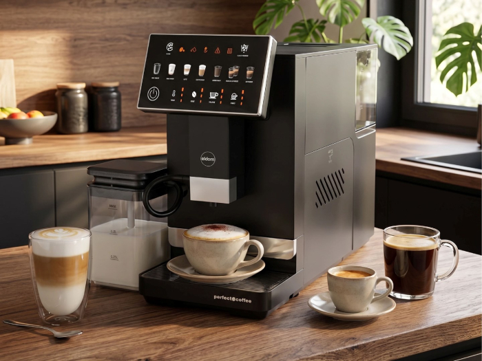 Espressor Automat ELDOM, 1400 W, Rezervor 1.5 L, Touch, 20 bar, Negru pukika.ro [8]