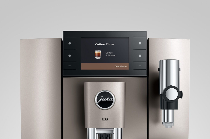 Espressor Automat Jura E8, 1450 W, 15 bar, Touch, Rezervor 1.9 L, Argintiu pukika.ro [9]