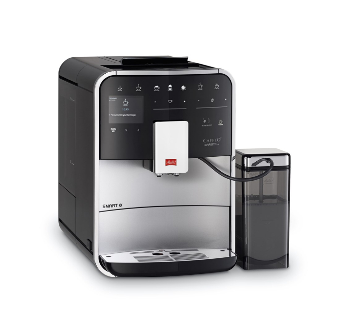 Espressor Automat Melitta Barista TS Smart F85/0-101, 15 Bar, 1450 W, Touch, Cafea macinata, Cappuccino, Latte Macchiato, Rezervor 1.8 L, Negru/Inox pukika.ro [6]