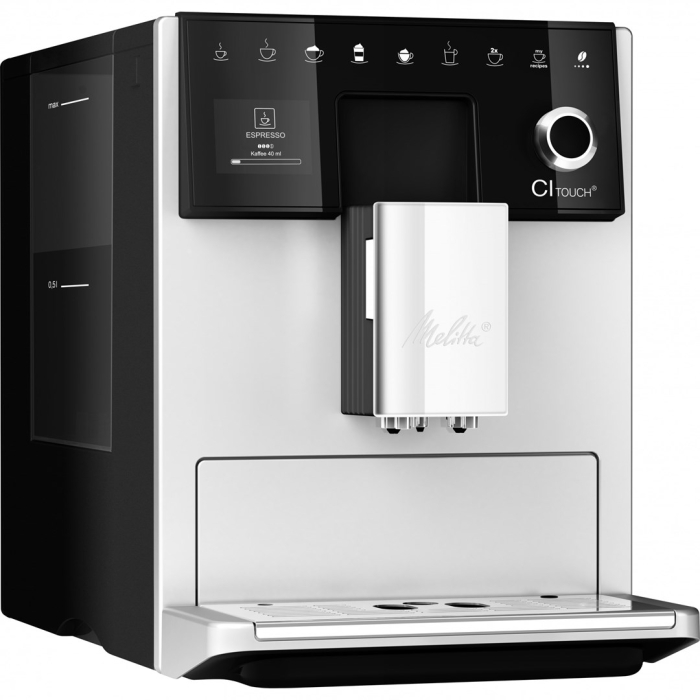 Espressor Automat Melitta CI Touch F630-111, 1400 W, 15 Bar, Cappuccino, Americano, Macchiato,1.8 L, Negru/Argintiu pukika.ro [3]