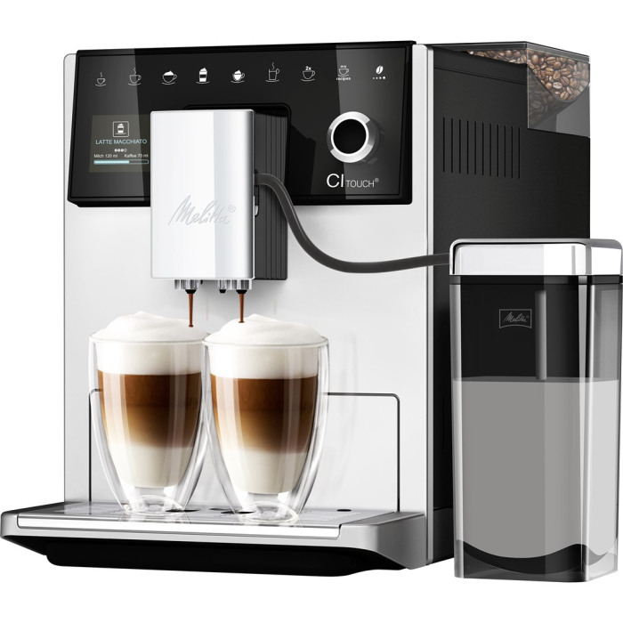 Espressor Automat Melitta CI Touch F630-111, 1400 W, 15 Bar, Cappuccino, Americano, Macchiato,1.8 L, Negru/Argintiu pukika.ro [2]