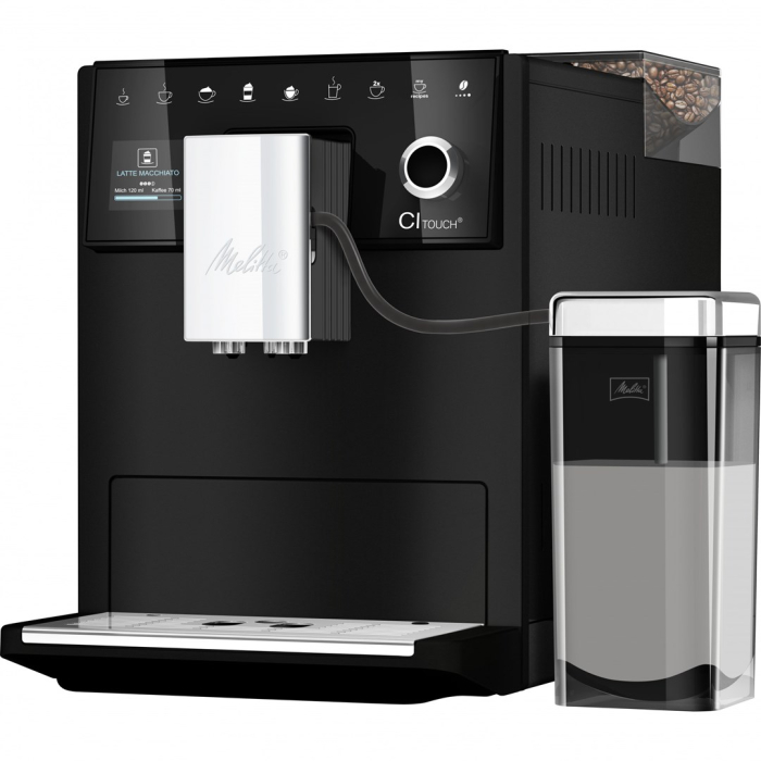 Espressor Automat Melitta F630-112, 1400 W, Cappuccino, Americano, Latte, 1.8 L, Negru pukika.ro [2]