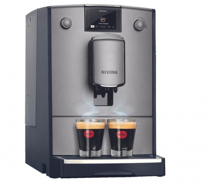Espressor Automat Nivona CafeRomatica NICR 695, 1455 W, Cafea, Espresso, Cappuccino, Ceai, 15 Bar, 2.2 L, Gri pukika.ro [3]