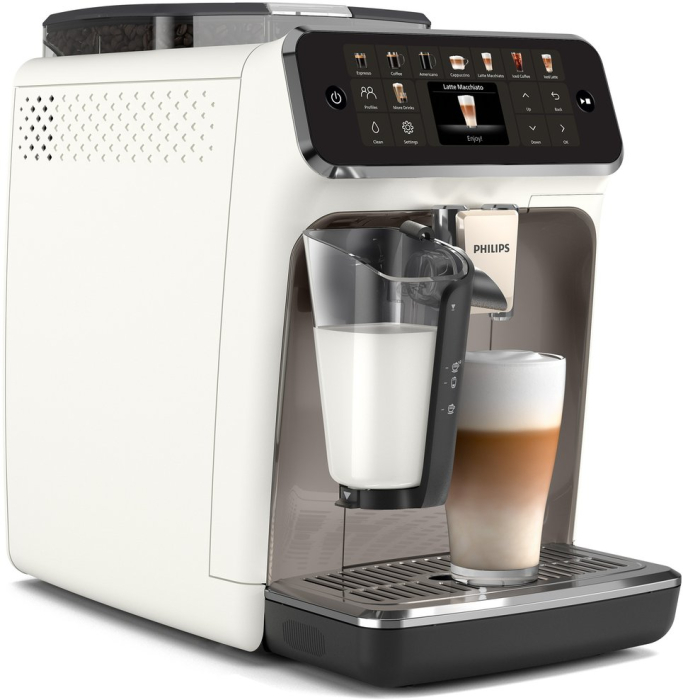 Espressor Automat Philips 5500 series EP5545/70, 1500 W, 15 bar, Touch, Rezervor 1.8 L, Alb pukika.ro [2]