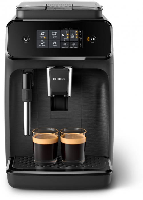 Espressor Automat Philips EP1220/00, 1500W, 15 Bar, Râșniță Ceramică, Cafea, Espresso, Spumare Manuală, 1.8 L, Negru pukika.ro [2]