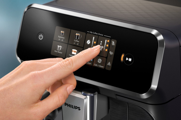 Espressor Automat Philips EP2331/10, LatteGo, 1500 W, 15 bar, Espresso, Cappuccino, Display Tactil, Negru pukika.ro [2]