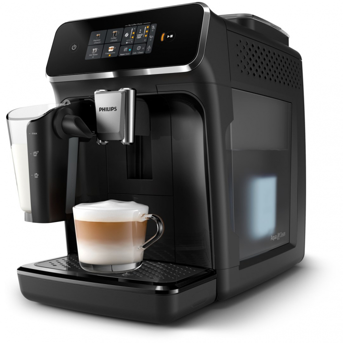 Espressor Automat Philips EP2331/10, LatteGo, 1500 W, 15 bar, Espresso, Cappuccino, Display Tactil, Negru pukika.ro [1]