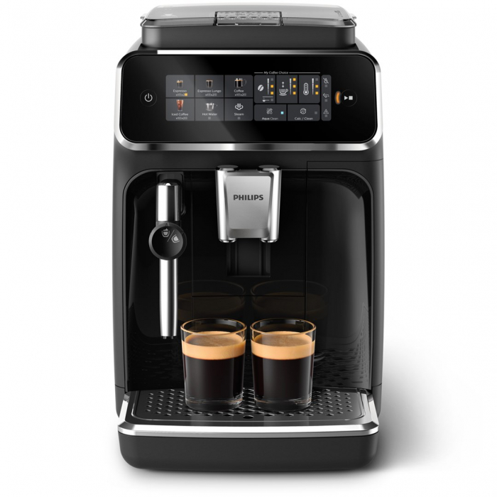 Espressor Automat Philips EP3321/40, 1500 W, Cafea, Espresso si Cappuccino, 15 Bar, Rezervor 1.8 L, Negru pukika.ro [4]
