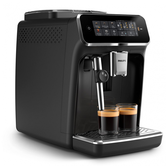 Espressor Automat Philips EP3321/40, 1500 W, Cafea, Espresso si Cappuccino, 15 Bar, Rezervor 1.8 L, Negru pukika.ro [5]