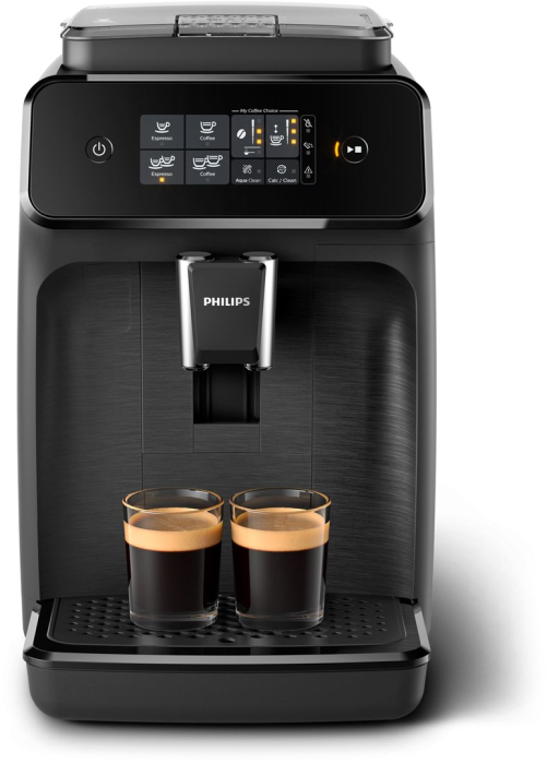 Espressor Automat Philips Series 1200 EP1200/00, 1500 W, Sistem LatteGo, Panou Tactil, 15 bar, 1.8 L, Negru pukika.ro [2]