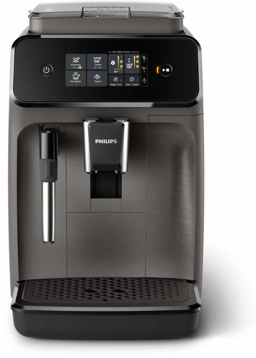 Espressor Automat Philips Series 1200 EP1224/00, 1500W, 15 Bar, Spumare Manuală, Cafea, Espresso, 1.8 L, Râșniță Ceramică, Negru pukika.ro [3]