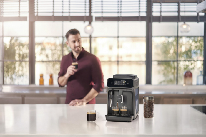 Espressor Automat Philips Series 1200 EP1224/00, 1500W, 15 Bar, Spumare Manuală, Cafea, Espresso, 1.8 L, Râșniță Ceramică, Negru pukika.ro [5]