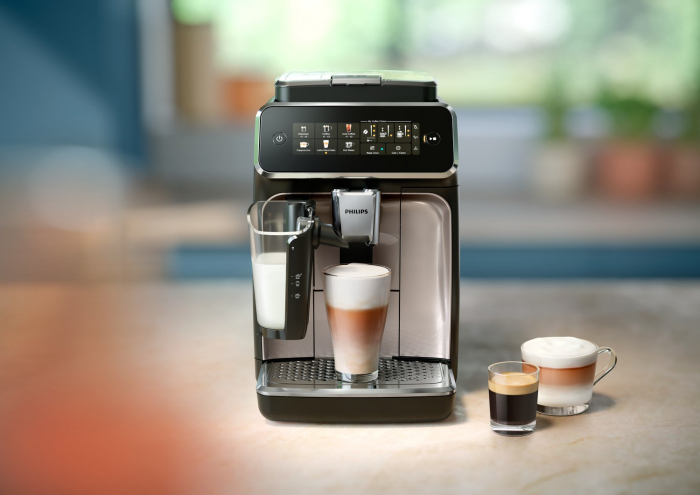 Espressor Automat Philips Series 3300 EP3343/50, LatteGo, 15 Bar, 1.8L, Touch Display, Negru/Argintiu pukika.ro [2]
