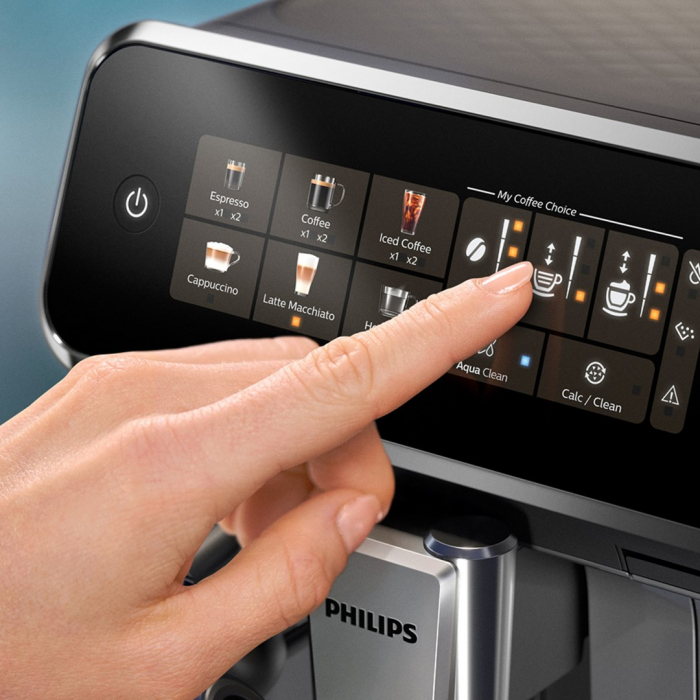 Espressor Automat Philips Series 3300 EP3347/90, 1500 W, Espresso, Cappuccino si Latte, 15 Bar, Rezervor 1.8 L, Negru pukika.ro [2]
