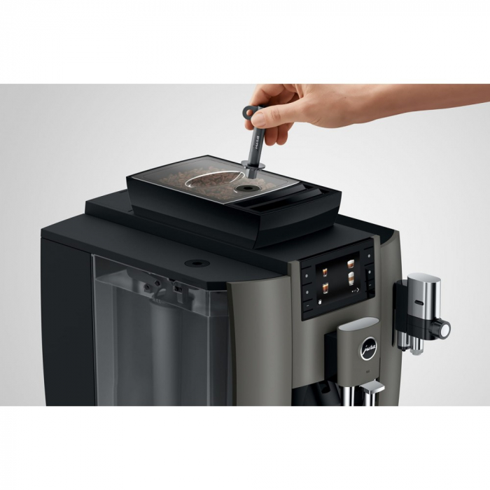 Espressor automat profesional JURA W8, afisaj TFT, 15 bari, 3 l, Dark Inox - pukika.ro [9]