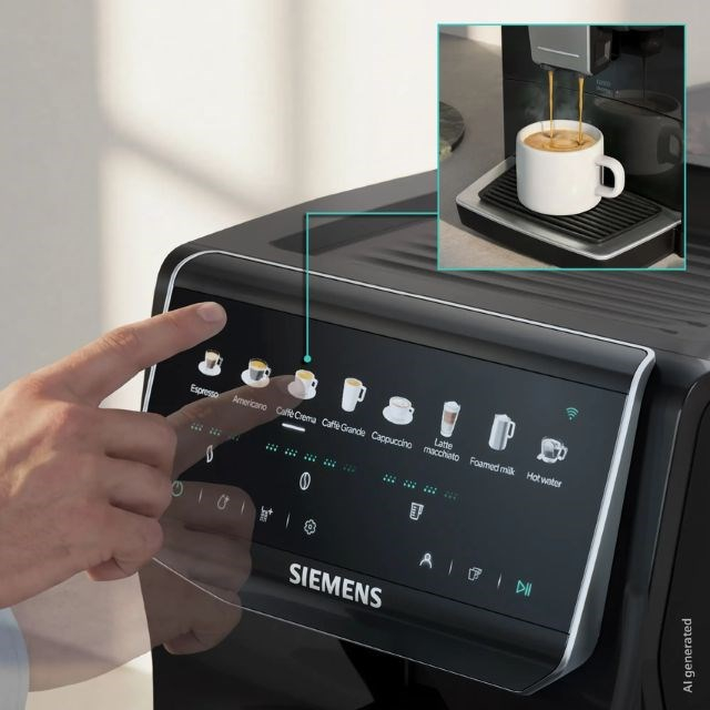 Espressor Automat Siemens, 1500 W, 15 bar, Touch, Rezervor 1.8 L, Negru pukika.ro [5]