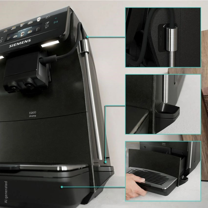 Espressor Automat Siemens, 1500 W, Touch, 15 bar, Rezervor 1.8 L, Negru pukika.ro [10]