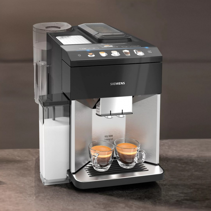 Espressor Automat Siemens EQ.500 TQ507R03, 1500 W, Cappuccino, Latte, Flat White, 15 bar, Touch, 1.7 L, Gri pukika.ro [6]