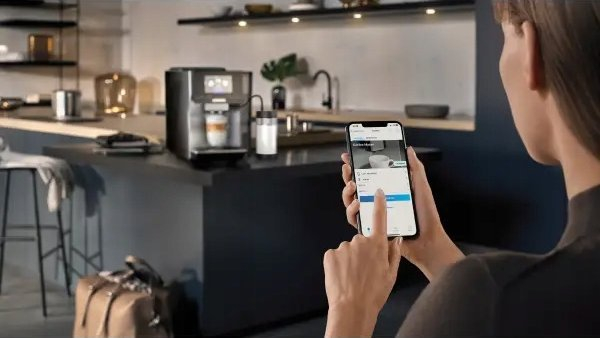 Espressor Automat Siemens TP715R07, 1500 W, 19 bar, Touch, Rezervor 2.4 L, Negru/Argintiu pukika.ro [5]