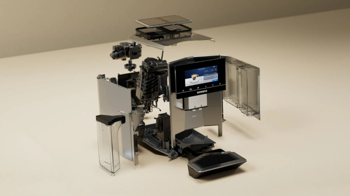 Espressor Automat Siemens TQ907R05, 1500 W, 19 bar, Touch, Rezervor 2.3 L, Negru pukika.ro [7]