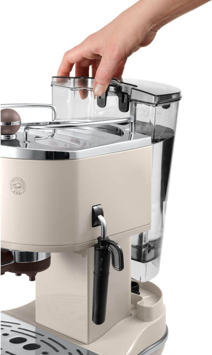 Espressor Manual DeLonghi Icona Vintage ECOV311.BG, 1100 W, 15 bar, Rezervor 1.4 L, Crem pukika.ro [3]