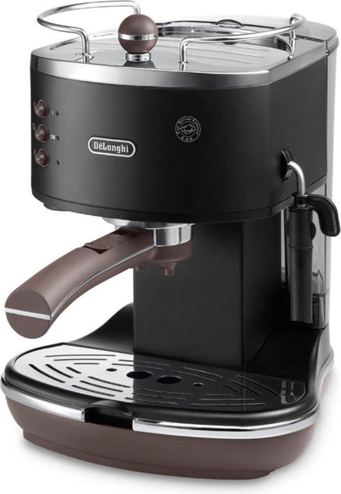 Espressor Manual DeLonghi Icona Vintage ECOV311.BK, 1100 W, 15 bar, Rezervor 1.4 L, Negru pukika.ro [1]