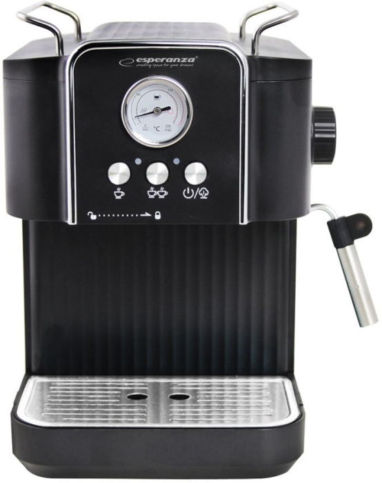 Espressor Manual Esperanza EKC010, 850 W, 20 bar, Rezervor 1.8 L, Negru pukika.ro [3]