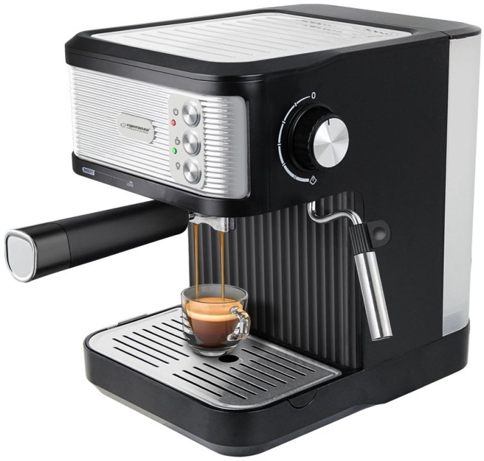 Espressor Manual Esperanza EKC011, 850 W, 20 bar, Touch, Rezervor 1.8 L, Negru pukika.ro [2]