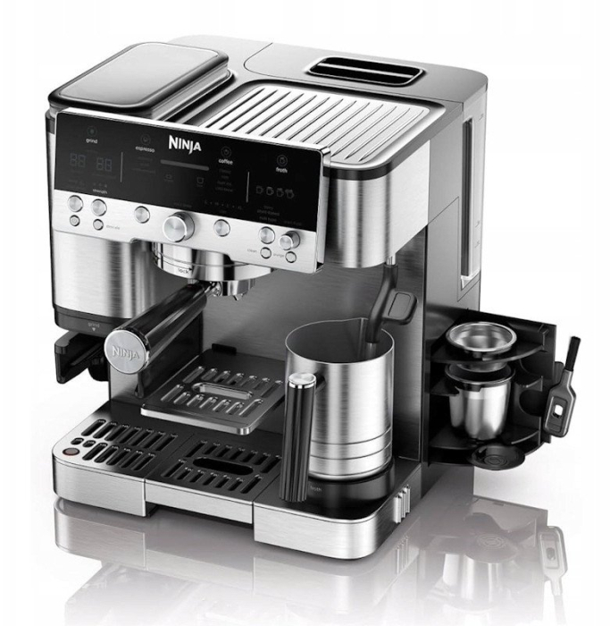 Espressor Manual Karaca ES601EU, 1650 W, Cafea boabe, Americano, Rezervor 2 L, Gri pukika.ro [3]