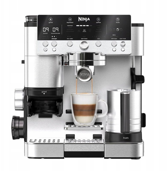 Espressor Manual Karaca ES601EU, 1650 W, Cafea boabe, Americano, Rezervor 2 L, Gri pukika.ro [2]