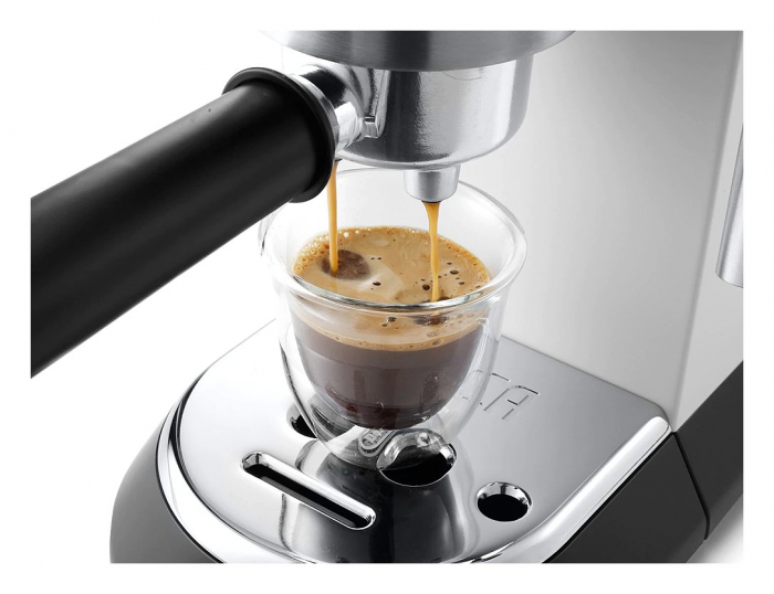 Espressor Semi-Automat De’Longhi Dedica Style EC 685.W, 1300 W, Espresso, Cappuccino, Latte, Rezervor 1.1 L, 15 Bar, Gri pukika.ro [6]
