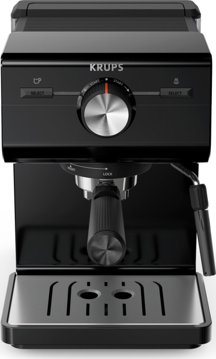 Espressor Semi-Automat Krups Authentic XP381810, 1400 W, Cappuccino, Americano, Rezervor 2 L, Negru pukika.ro [2]