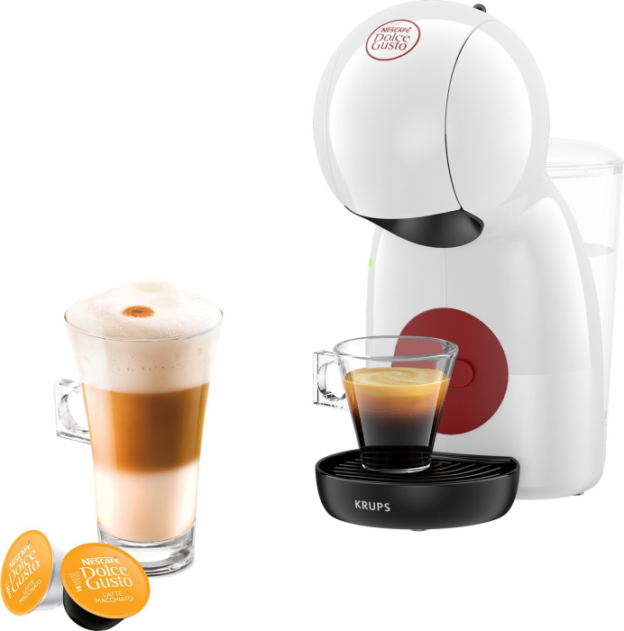 Espressor Semi-Automat Krups NESCAFÉ DOLCE GUSTO KP1A3110, 1600 W, 15 bar, Cappuccino, Ristretto, Rezervor 0.8 L, Alb pukika.ro [4]