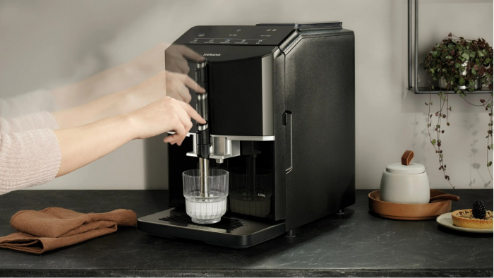 Espressor Siemens EQ.300 TF301E19, 1300 W, Cafea, Espresso, Cappuccino, Latte, 15 Bar, 1.4 L, Negru pukika.ro [3]