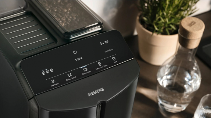 Espressor Siemens EQ.300 TF301E19, 1300 W, Cafea, Espresso, Cappuccino, Latte, 15 Bar, 1.4 L, Negru pukika.ro [2]