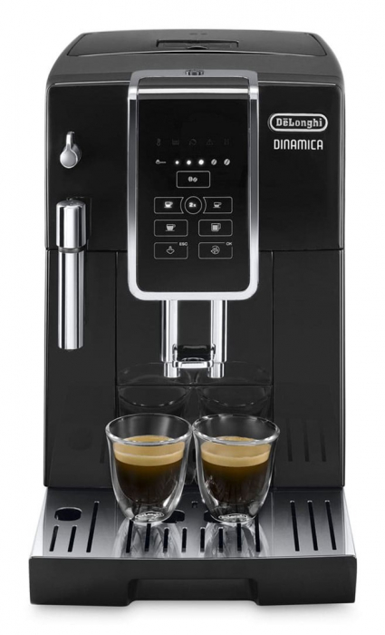 Expressor Automat De’Longhi Dinamica Ecam 350.15.B, 1450 W, Cafea si Espresso, Rezervor 1.8 L, 15 Bar, Negru pukika.ro [1]