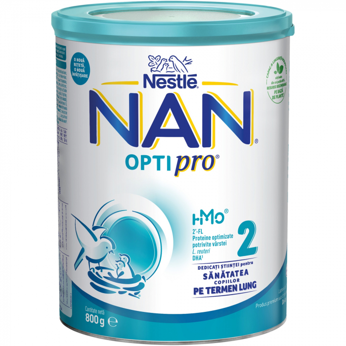 Formula de lapte praf  NAN 2 Optipro Nestle, 6 luni+, 800 g [1]
