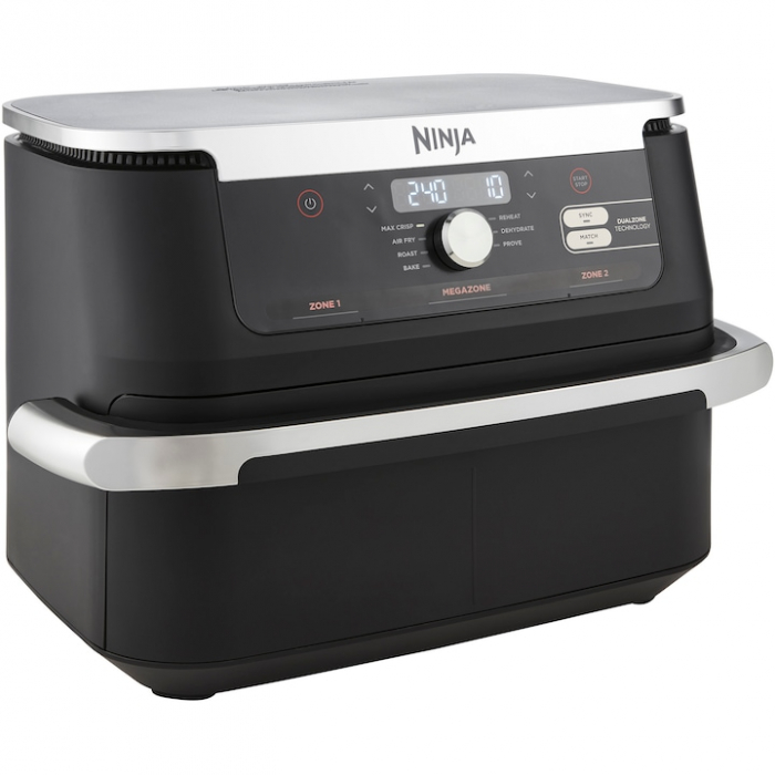Friteuza Aer Cald Dubla Ninja, 7 programe, 2 zone gatire, 10.4L, 2470W Negru pukika.ro [3]