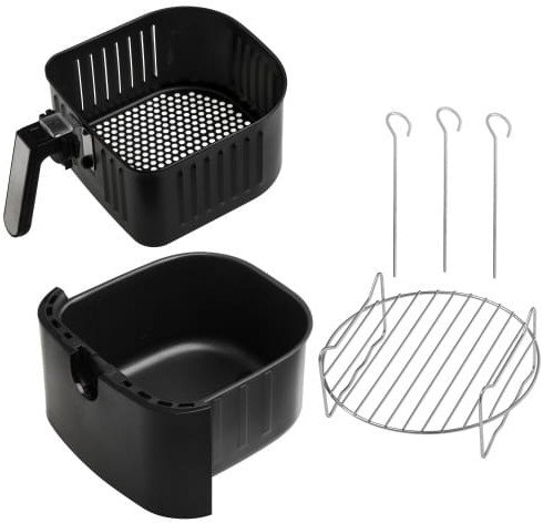 Friteuză cu Aer Cald Adler, 2500 W, Capacitate 5.5 L, Touch, Negru pukika.ro [10]