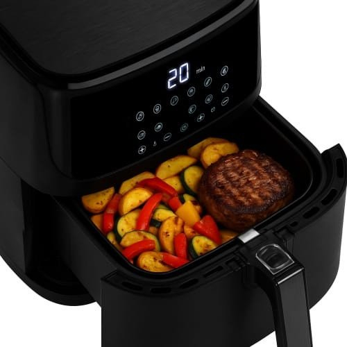 Friteuză cu Aer Cald Adler, 2500 W, Capacitate 5.5 L, Touch, Negru pukika.ro [5]