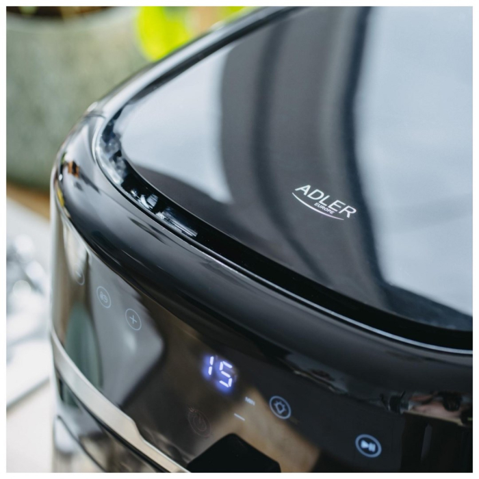 Friteuză cu Aer Cald Adler, 2500 W, Capacitate 8 L, Touch, Negru pukika.ro [7]