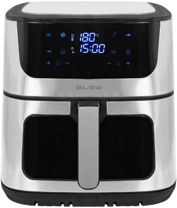 Friteuză cu Aer Cald Blow, 2500 W, Capacitate 8 L, Grill, Touch, Negru pukika.ro [3]