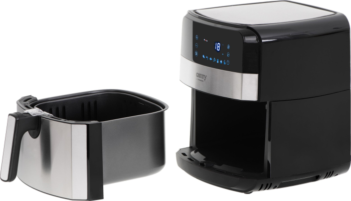 Friteuză cu Aer Cald CAMRY, 2500 W, Capacitate 5 L, Touch, Argintiu pukika.ro [5]