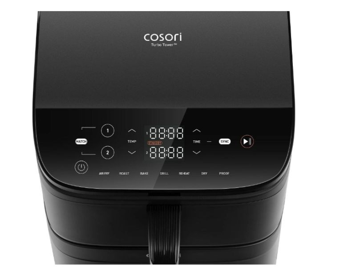 Friteuză cu Aer Cald Cosori Double, 2630 W, Capacitate 10 L, Negru pukika.ro [5]